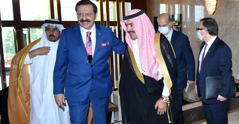 Suudi Arabistan TSO Konseyi Başkanı Al Ajlan TOBB’da