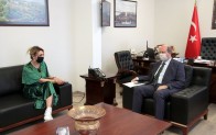 KKTC Engelli Hizmetleri Koordinasyon Kurulu Başkanı İlgen Bağcıer’i kabul etti.