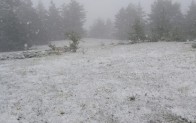 Kastamonu’da Mayıs sonlarında kar sürprizi