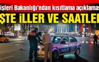 İçişleri Bakanlığı’ndan sokağa çıkma kısıtlaması açıklaması