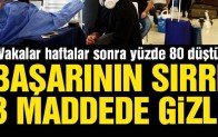 Vaka sayıları yüzde 80 düştü… İşte başarının üç sırrı