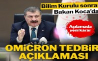 Bilim Kurulu sonrası Omicron tedbiri açıklaması! Aşılamada yeni karar