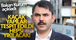 Bakan Kurum: ‘Antalya’da 413 yapının imara aykırı ve izinsiz yapıldığını tespit ettik’