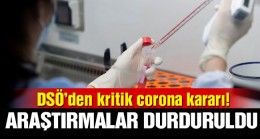 Dünya Sağlık Örgütü’nden kritik corona kararı