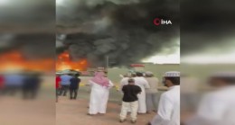 Suudi Arabistan’da sebze halinde büyük yangın