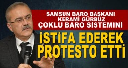 Samsun Baro Başkanı istifa etti