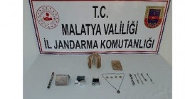 Kaçak tarihi eserler ele geçirildi