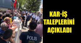 KKTC’de KAR-İŞ’ten Meclis önünde Hacivat-Karagözlü eylem