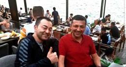 ÜNLÜ SES SANATÇISI SERDAR ORTAÇ VE MİLLETVEKİLİ AHMET ERBAŞ’IN İSTANBUL BULUŞMASI