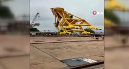 Hindistan’da tersanede vinç devrildi: 10 ölü