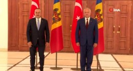 Bakan Çavuşoğlu, Moldova Başbakanı Ion Chicu tarafından kabul edildi