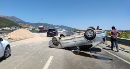 Otomobil takla attı: 6 yaralı