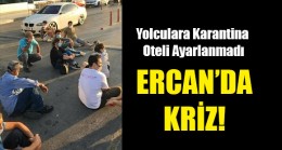 Gelen yolcular Ercan havalimanında mahsur kaldılar