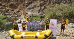 Şırnak’ta sosyal mesafeli rafting