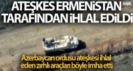 Azerbaycan: “Ateşkes Ermenistan tarafından ihlal edildi”