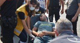 Polis camı kırıp hayat kurtardı