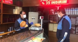 Bafra’da fırınlarda gramaj denetimi