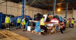 Depremzedelerin eşyası emin ellerde