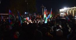 Gence’de coşkulu zafer kutlaması