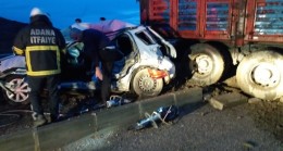 Kozan’da trafik kazası: 1 ölü, 2 yaralı