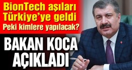 Fahrettin Koca’dan Biontech açıklaması! Aşı kimlere yapılacak?