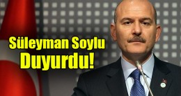 Süleyman Soylu duyurdu