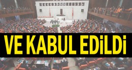 Ve kabul edildi