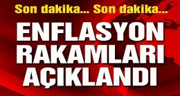 Enflasyon rakamları açıklandı