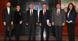 TÜSİAD HEYETİ ANKARA BÜYÜKŞEHİR BELEDİYE BAŞKANI MANSUR YAVAŞ’I ZİYARET ETTİ