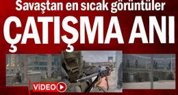 Ukrayna ordusunun Rusya’ya karşı savaştığı anlar görüntülendi