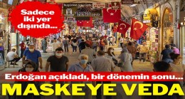 Kapalı mekanlarda maske zorunluluğu kaldırıldı… İki yer hariç…