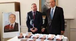 KKTC Cumhurbaşkanı  Ersin Tatar Londra’da kitap tanıtımında konuştu
