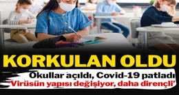 Okullar açıldı Covid-19 vakaları artmaya başladı