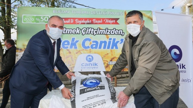 Üretim çiftçiden, tohum Canik’ten