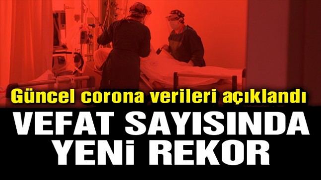 Güncel corona virüsü verileri açıklandı