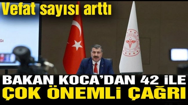 Sağlık Bakanı Koca’dan Çok Önemli Çağrı