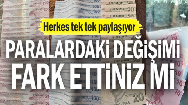 Paralardaki değişimi fark ettiniz mi…