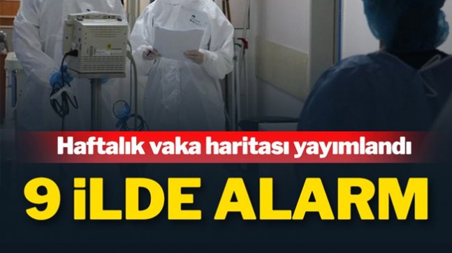 İşte vaka yoğunluğunun en çok arttığı 9 il
