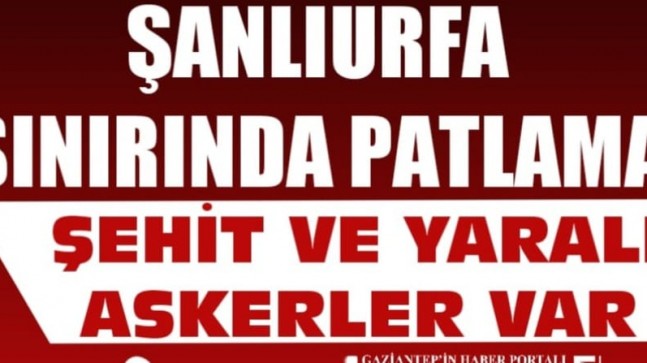 Şanlıurfa Sınırında Patlama!