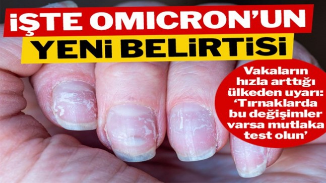 Omicron varyantının yeni belirtisi ortaya çıktı: