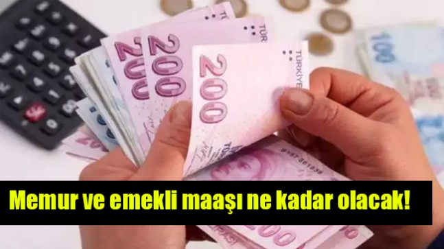 Memur ve emekli maaşı ne kadar olacak