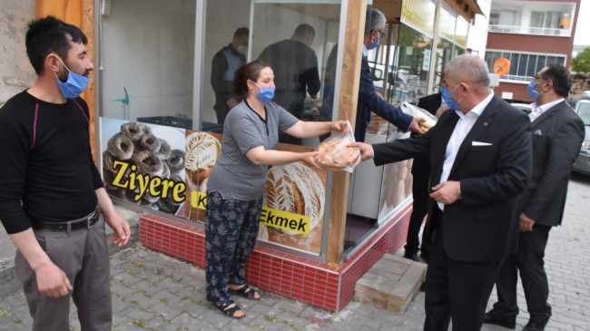 Amasya’da pideler belediyeden