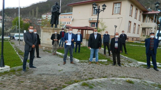 Posof’ta muhtarlardan Yayla teşekkürü
