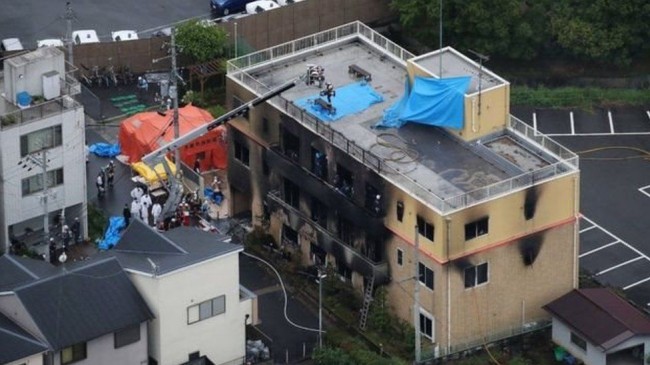 Japonya’da animasyon stüdyosunu ateşe veren zanlı tutuklandı