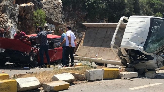 Bodrum’da feci kaza: 2’si ağır 3 yaralı