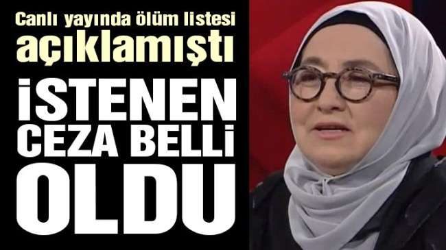 İstenilen Ceza Belli Oldu