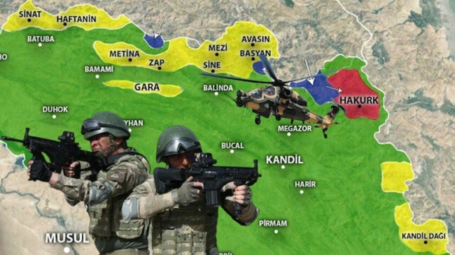 Türk askerleri 3 kilometre IKBY topraklarında