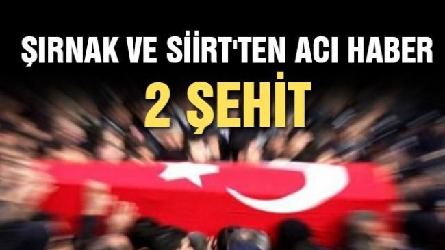 Siirt’te 2 Özel Harekat Polisi  şehit oldu