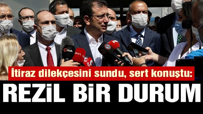 İmamoğlu itiraz dilekçesini sundu!