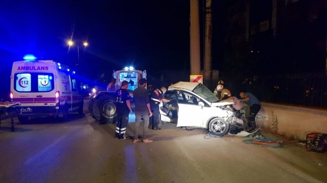 Bu araç 4 gence mezar oldu